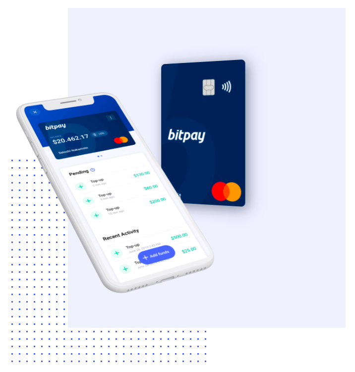 Use the BitPay to pay for food delivery and restaurant bills anywhere that Mastercard is accepted