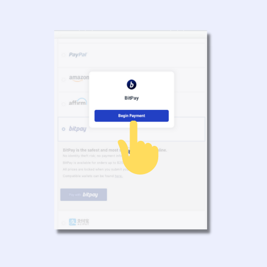 how to pay with crypto step 2