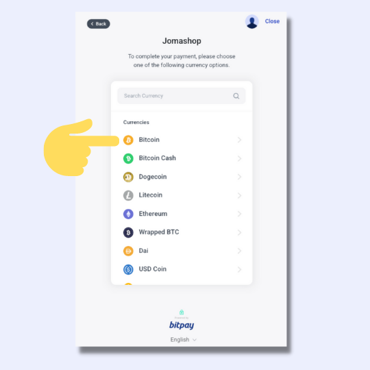 Use your crypto to make payments from ANY wallet