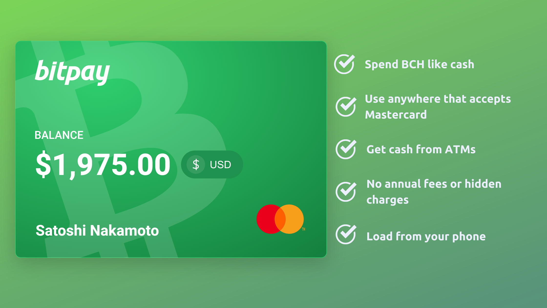 bitpay bitcoin cash debit card