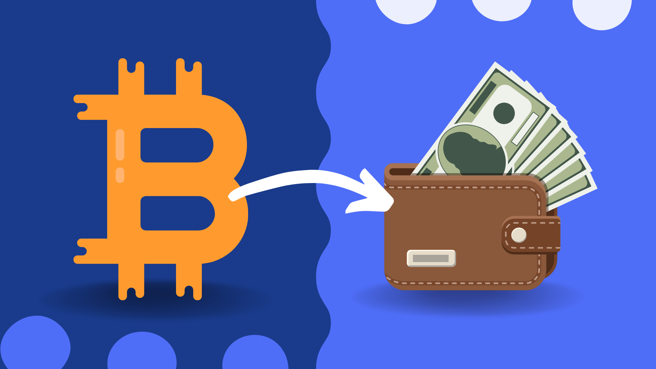 turning money into bitcoins