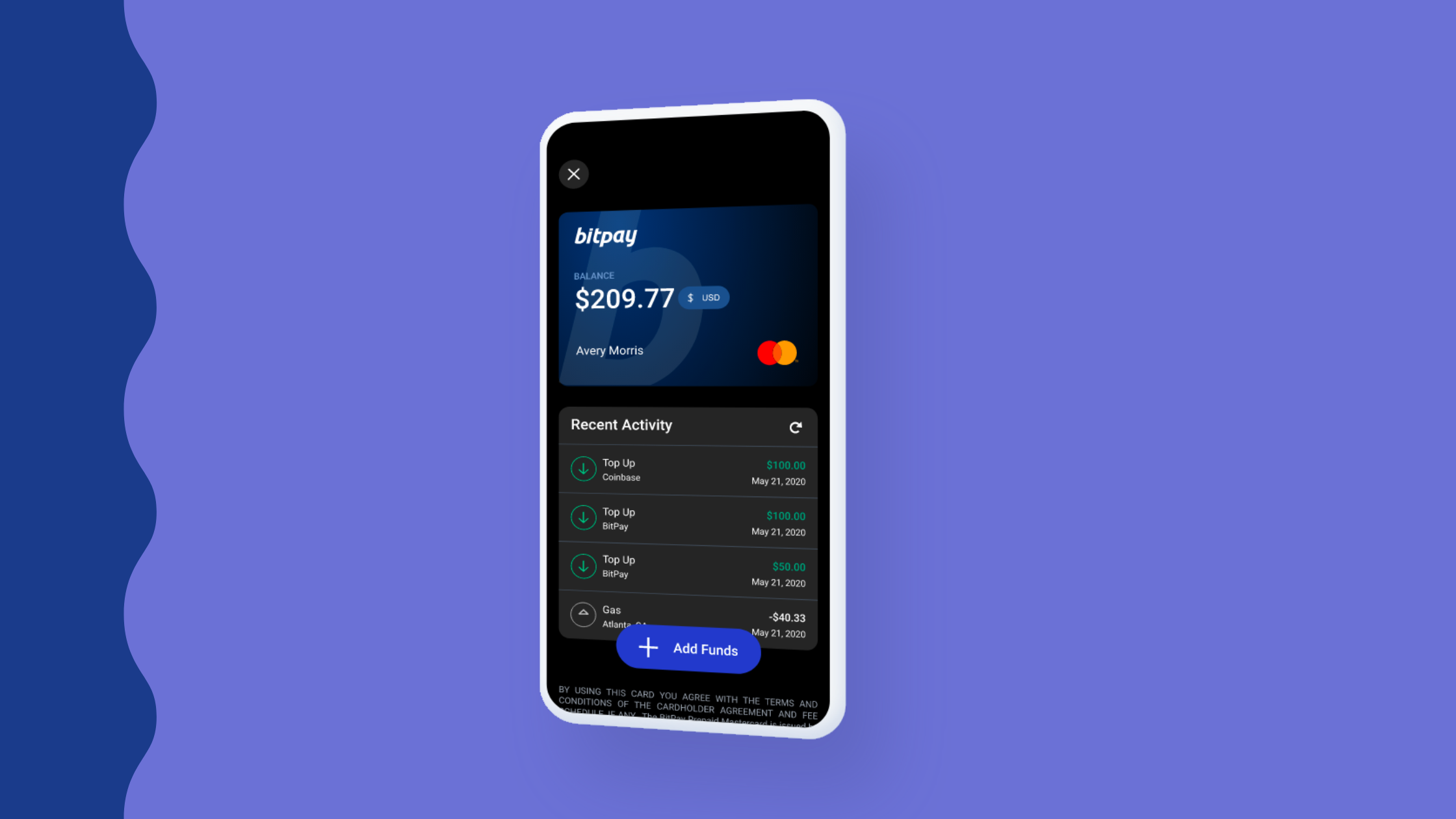 use the bitpay card to convert ethereum to cash