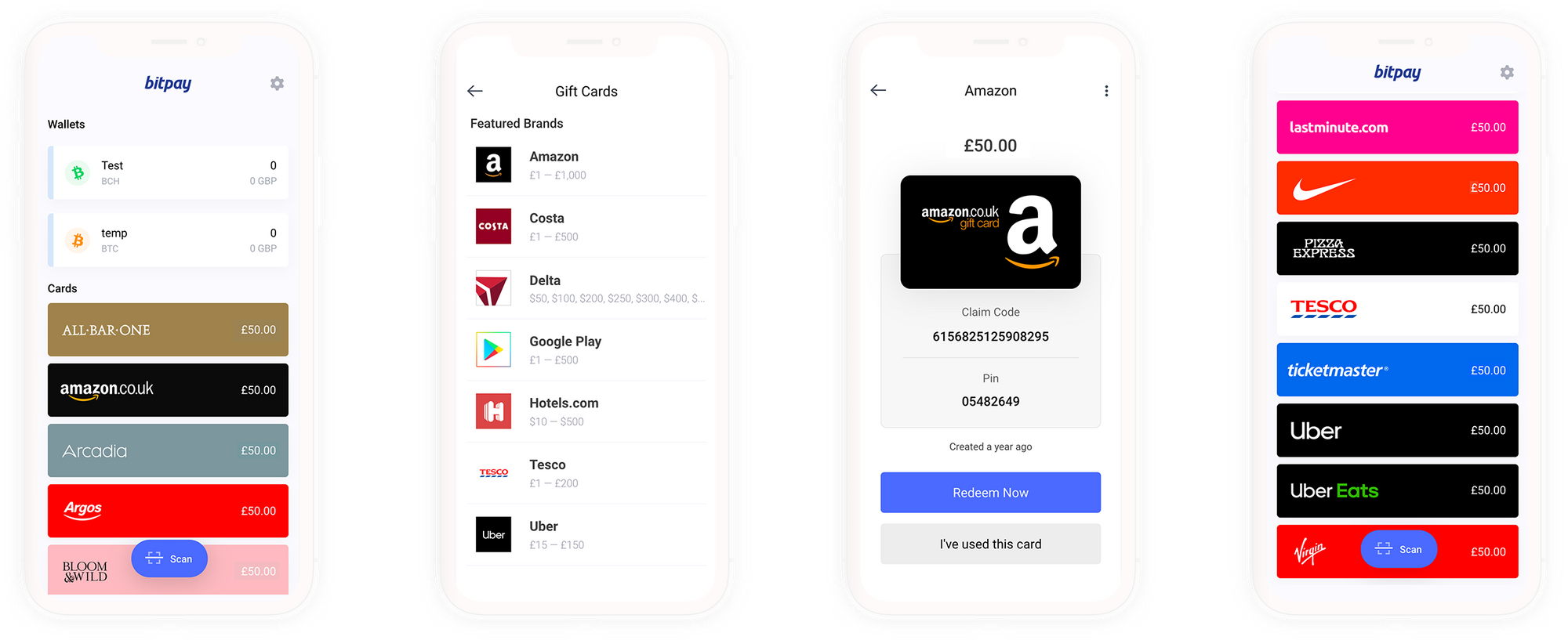You Can Now Buy UK Gift Cards with the BitPay App