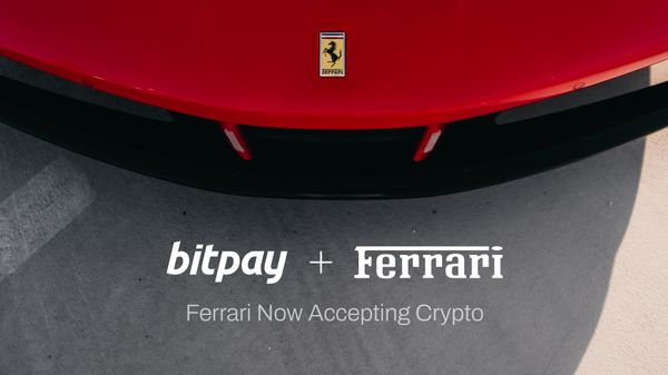 Ferrari Now Accepts Crypto Payments via BitPay